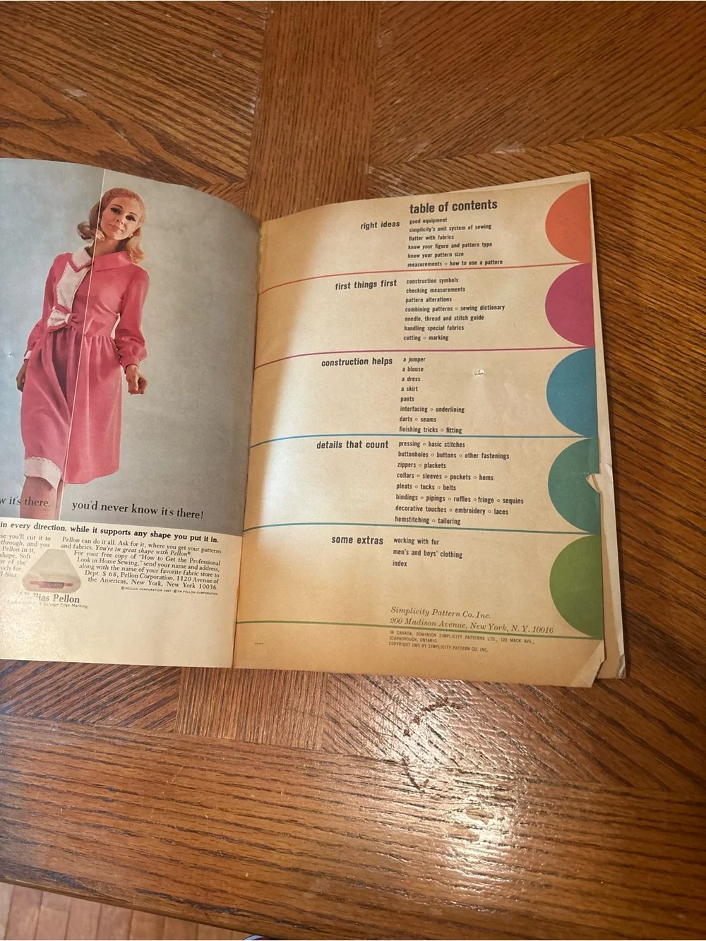Vintage 1970 & 1975 Simplicity Sewing Book Magazine Lot of 2 Retro Fashion